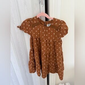 Old Navy Rust Floral Dress Toddler